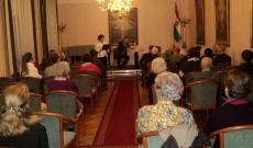 Az előadót Varga Gabriella PSP-ösztöndíjas mutatta be a jelenlévőknek