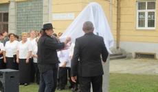 A szobor leleplezése A szobrot leleplezi Gabri Rudolf, Bárdos Gyula és Túri Török Tibor