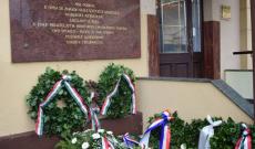 Koszorúzás a Hermann Paulina-villánál eszék