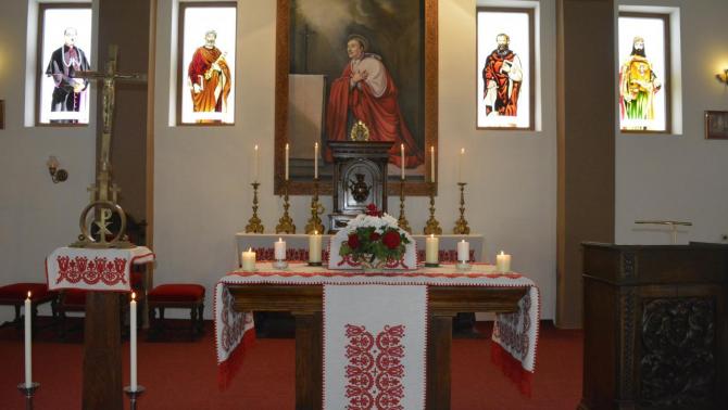 A szentmise kezdete a Székesegyházban